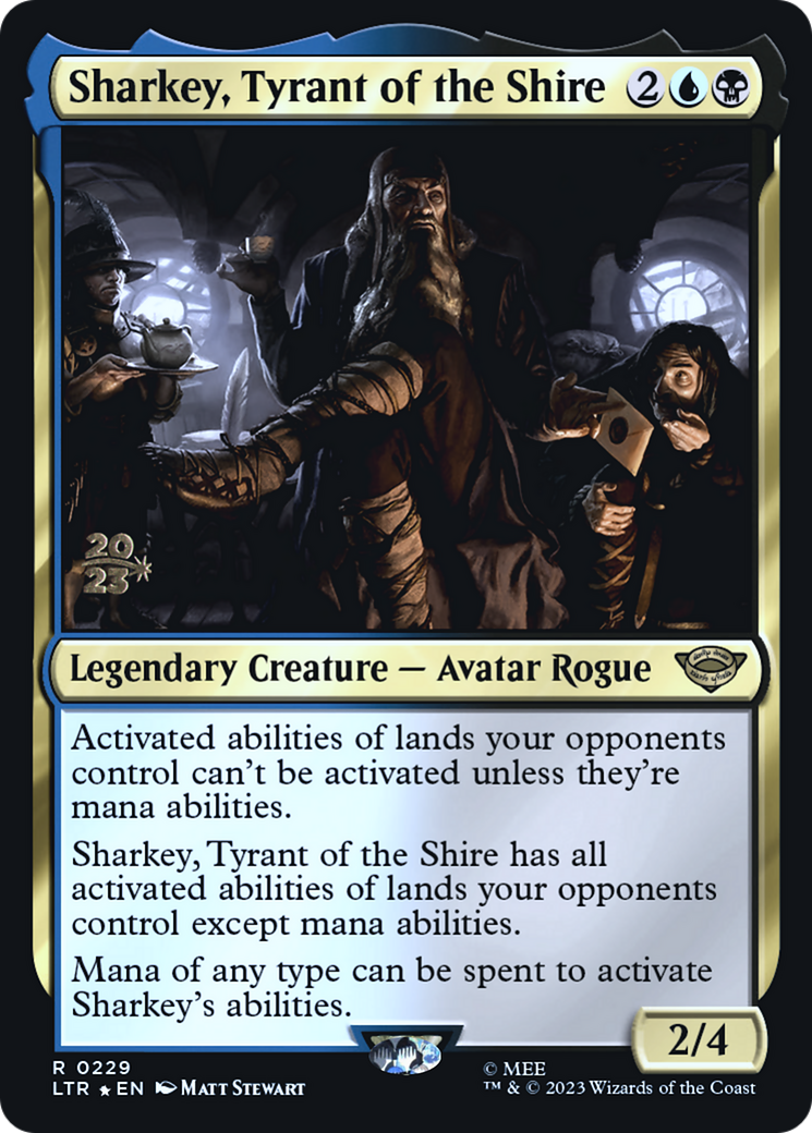 Sharkey, Tyrant of the Shire (PLTR-229S) - Tales of Middle-earth Promos Foil - Premium MTG Single from Wizards of the Coast - Just $0.19! Shop now at Game Crave Tournament Store