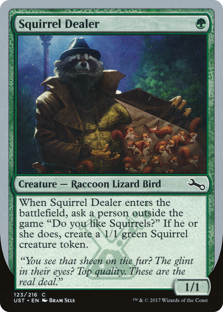 Squirrel Dealer (UST-123) - Unstable - Premium MTG Single from Wizards of the Coast - Just $0.08! Shop now at Game Crave Tournament Store