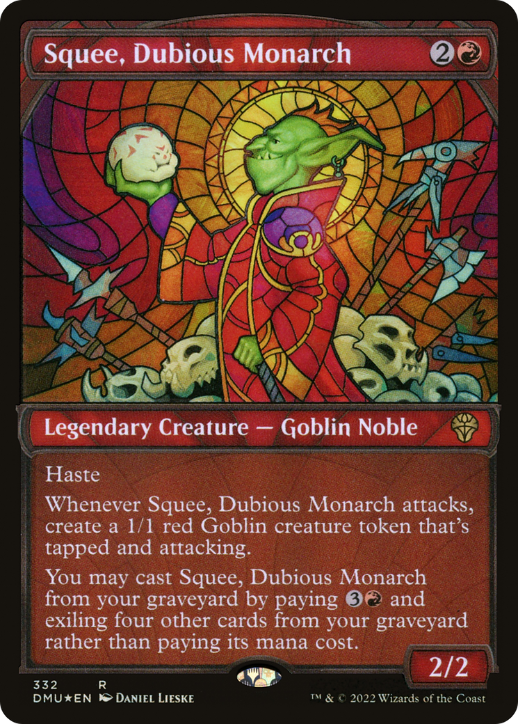 Squee, Dubious Monarch (DMU-332) - Dominaria United: (Showcase) Foil - Premium MTG Single from Wizards of the Coast - Just $0.21! Shop now at Game Crave Tournament Store