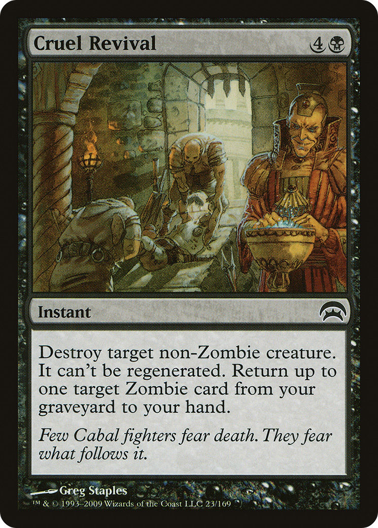 Cruel Revival (HOP-023) - Planechase - Premium MTG Single from Wizards of the Coast - Just $0.08! Shop now at Game Crave Tournament Store