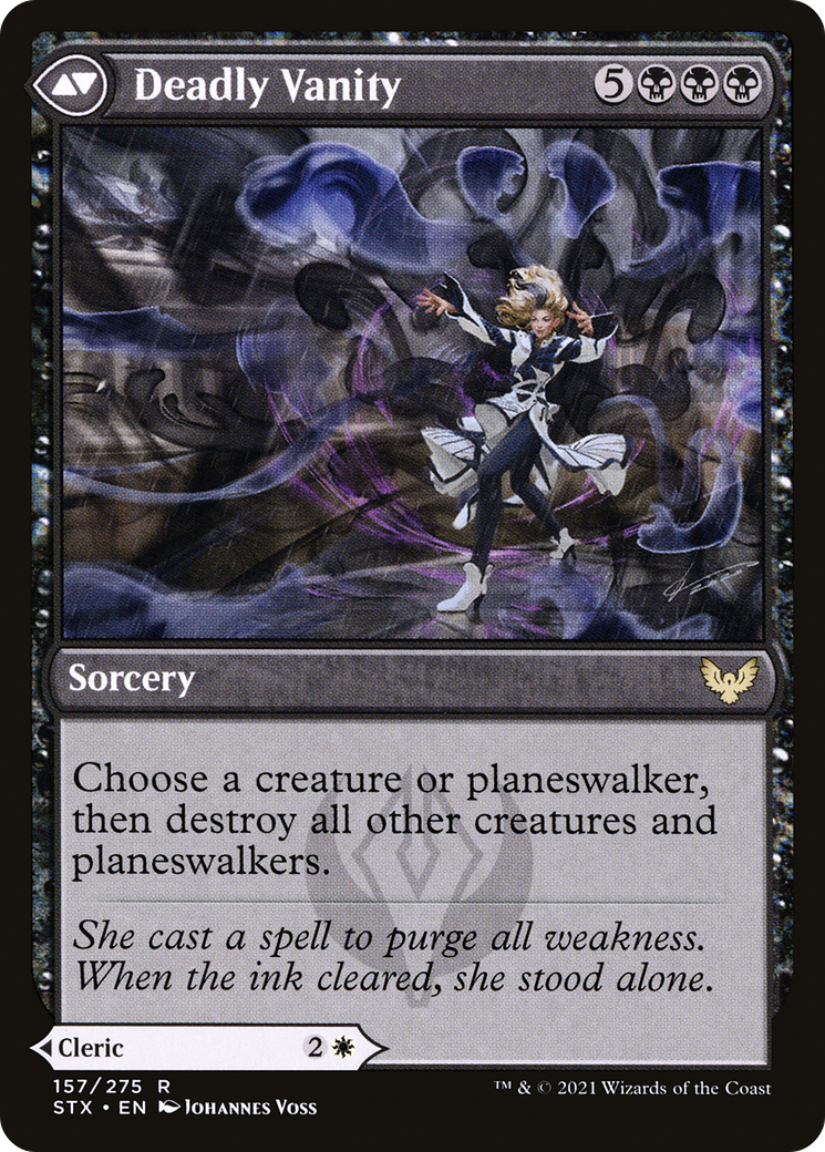 Selfless Glyphweaver // Deadly Vanity (STX-157) - Strixhaven: School of Mages - Premium MTG Single from Wizards of the Coast - Just $0.08! Shop now at Game Crave Tournament Store