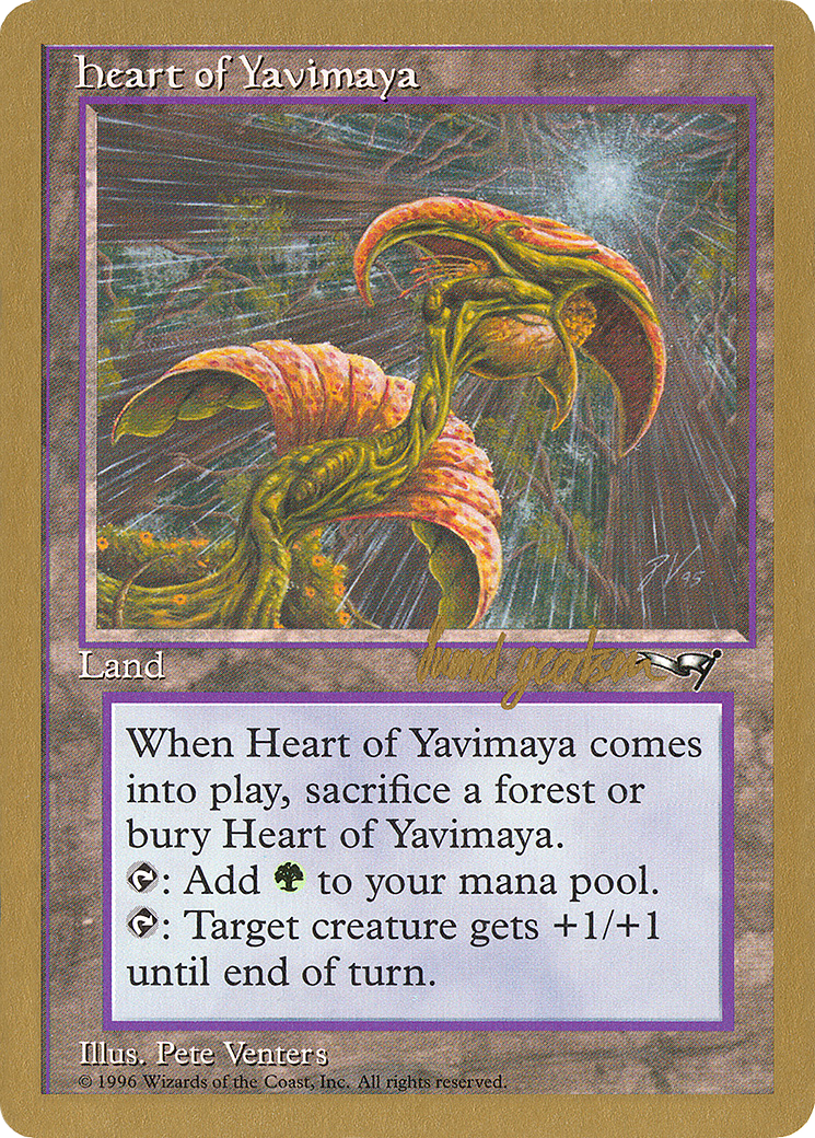 Heart of Yavimaya (WC97-SG138) - World Championship Decks 1997 - Premium MTG Single from Wizards of the Coast - Just $0.15! Shop now at Game Crave Tournament Store