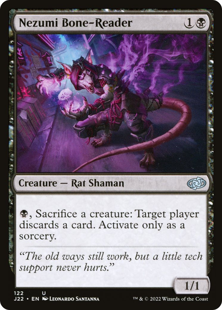 Nezumi Bone-Reader (J22-122) - Jumpstart 2022 - Premium MTG Single from Wizards of the Coast - Just $0.08! Shop now at Game Crave Tournament Store