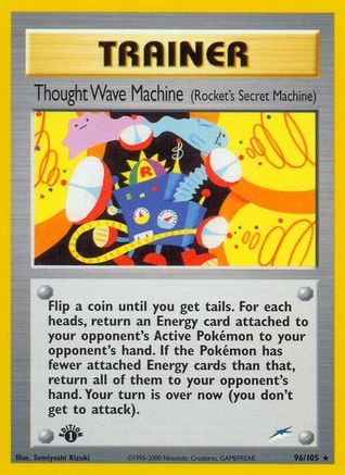 Thought Wave Machine 96/105 - Neo Destiny Unlimited - Premium Pokemon Single from Nintendo - Just $3.57! Shop now at Game Crave Tournament Store