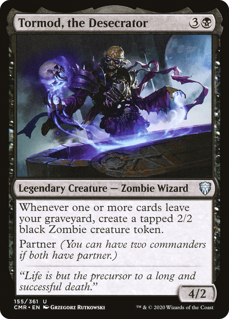 Tormod, the Desecrator (CMR-155) - Commander Legends Foil - Premium MTG Single from Wizards of the Coast - Just $0.31! Shop now at Game Crave Tournament Store