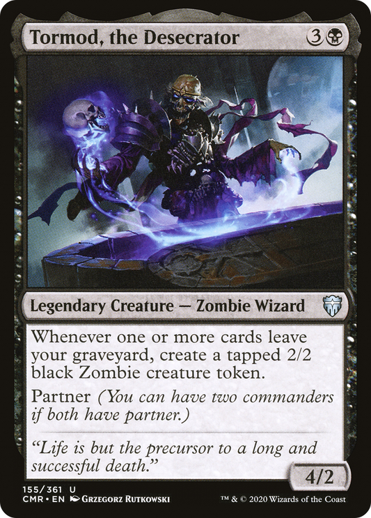 Tormod, the Desecrator (CMR-155) - Commander Legends Foil - Premium MTG Single from Wizards of the Coast - Just $0.31! Shop now at Game Crave Tournament Store