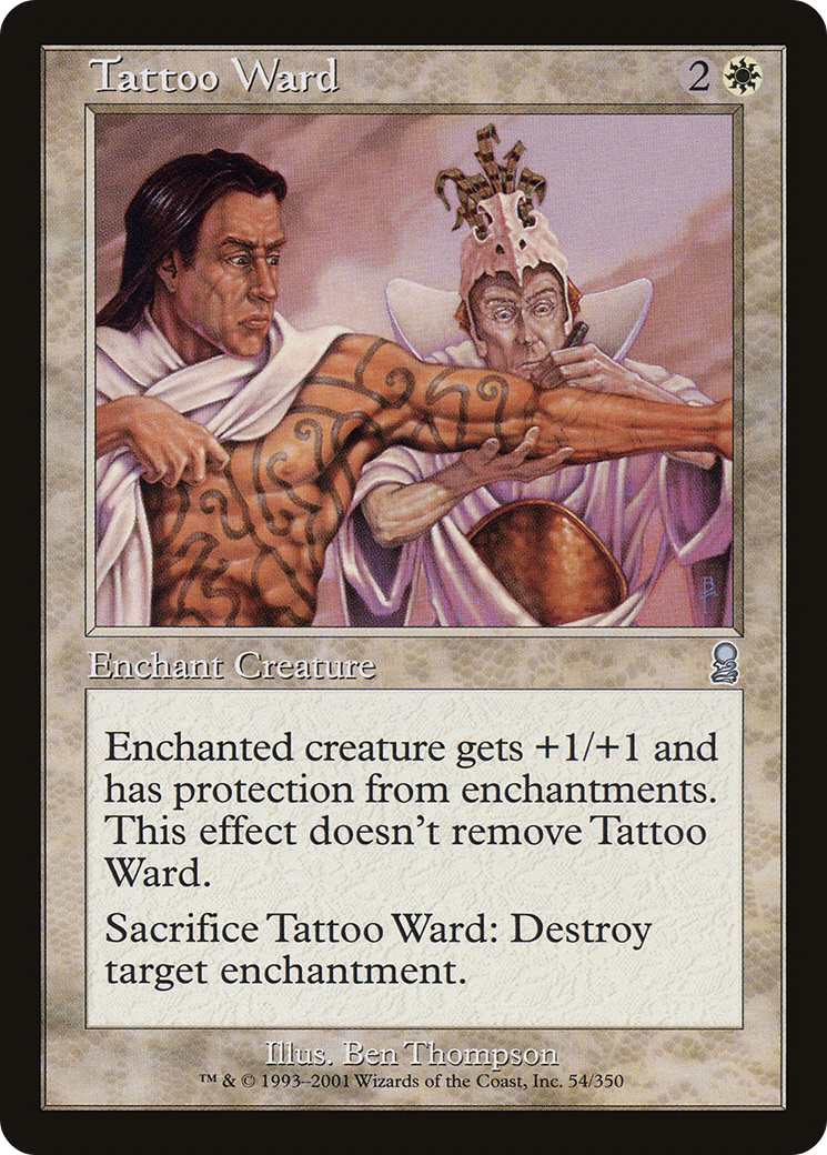 Tattoo Ward (ODY-054) - Odyssey - Premium MTG Single from Wizards of the Coast - Just $0.08! Shop now at Game Crave Tournament Store