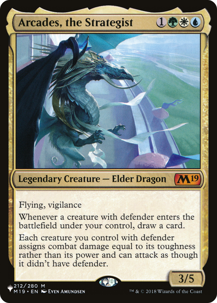 Arcades, the Strategist (PLIST-486) - The List - Premium MTG Single from Wizards of the Coast - Just $0.75! Shop now at Game Crave Tournament Store