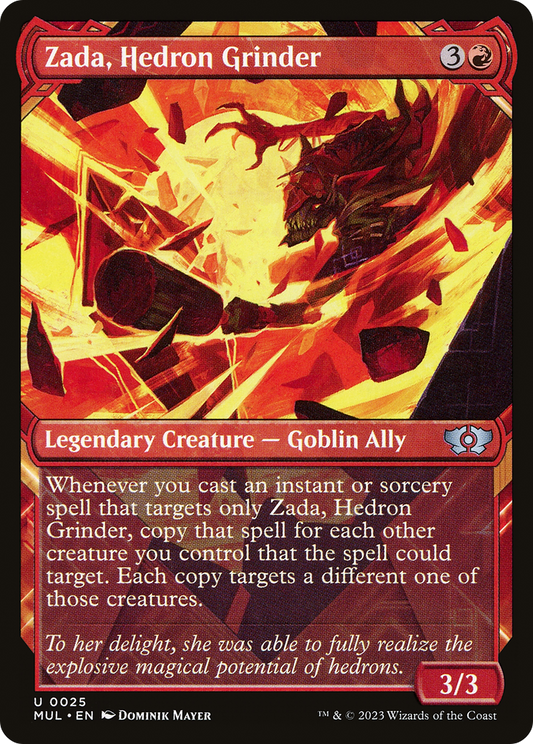 Zada, Hedron Grinder (MUL-025) - Multiverse Legends: (Showcase) - Premium MTG Single from Wizards of the Coast - Just $0.08! Shop now at Game Crave Tournament Store