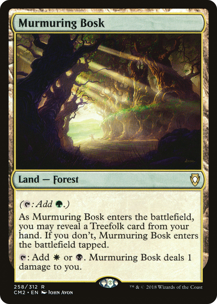 Murmuring Bosk (CM2-258) - Commander Anthology Volume II - Premium MTG Single from Wizards of the Coast - Just $0.44! Shop now at Game Crave Tournament Store