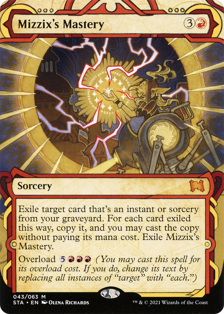 Mizzix's Mastery (STA-043) - Strixhaven Mystical Archive: (Showcase) (Borderless) Foil - Premium MTG Single from Wizards of the Coast - Just $1.43! Shop now at Game Crave Tournament Store