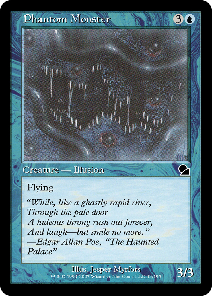 Phantom Monster (ME1-043) - Masters Edition Foil - Premium MTG Single from Wizards of the Coast - Just $0! Shop now at Game Crave Tournament Store
