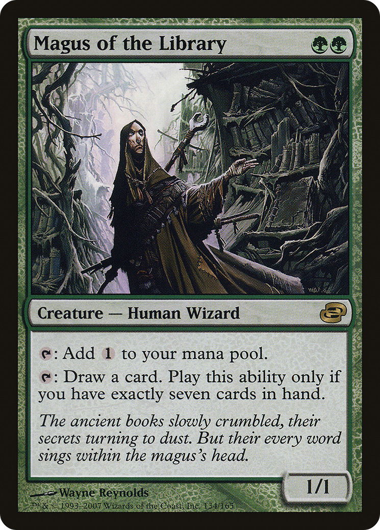 Magus of the Library (PLC-134) - Planar Chaos Foil - Premium MTG Single from Wizards of the Coast - Just $8.78! Shop now at Game Crave Tournament Store