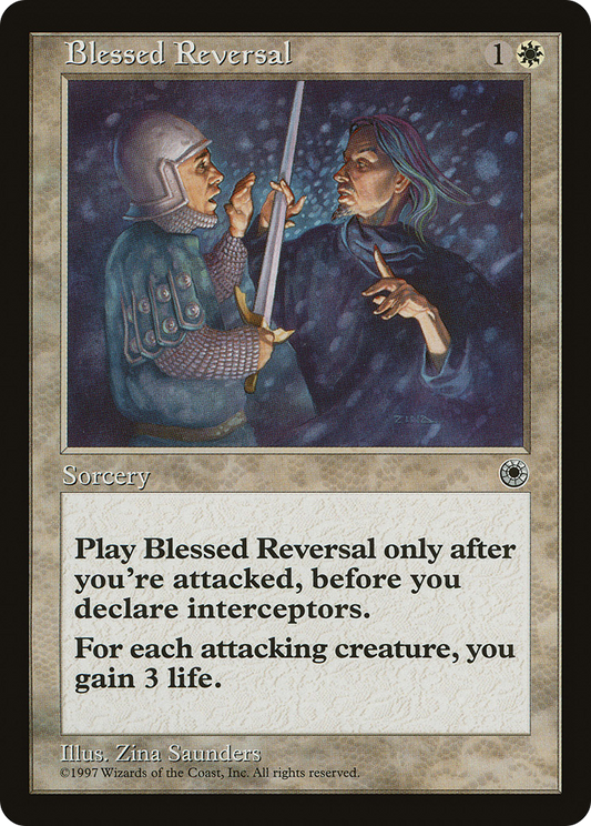 Blessed Reversal (POR-007) - Portal - Premium MTG Single from Wizards of the Coast - Just $0.46! Shop now at Game Crave Tournament Store