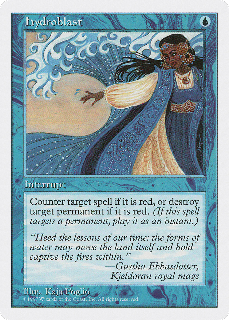 Hydroblast (5ED-094) - Fifth Edition - Premium MTG Single from Wizards of the Coast - Just $0.52! Shop now at Game Crave Tournament Store