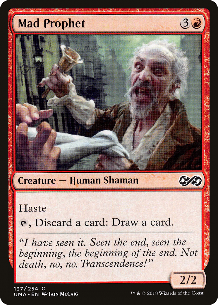 Mad Prophet (UMA-137) - Ultimate Masters - Premium MTG Single from Wizards of the Coast - Just $0.25! Shop now at Game Crave Tournament Store