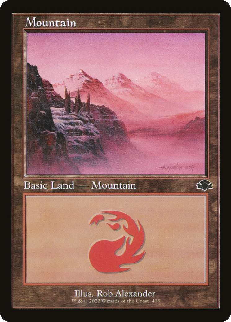 Mountain (DMR-408) - Dominaria Remastered Foil - Premium MTG Single from Wizards of the Coast - Just $0.12! Shop now at Game Crave Tournament Store