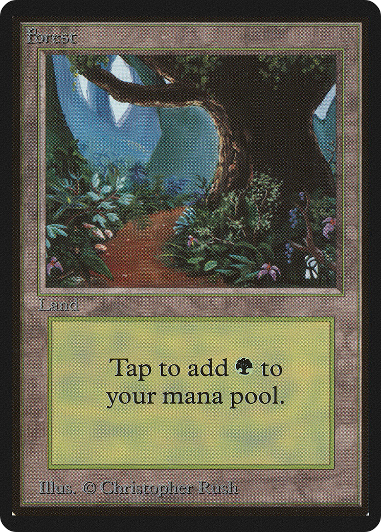 Forest (LEB-301) - Limited Edition Beta - Premium MTG Single from Wizards of the Coast - Just $6.49! Shop now at Game Crave Tournament Store
