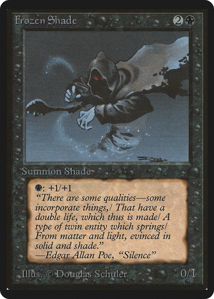 Frozen Shade (LEB-110) - Limited Edition Beta - Premium MTG Single from Wizards of the Coast - Just $2.01! Shop now at Game Crave Tournament Store