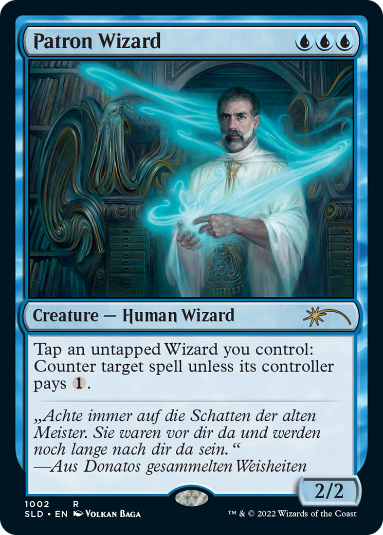 Patron Wizard (SLD-1002) - Secret Lair Drop - Premium MTG Single from Wizards of the Coast - Just $3.32! Shop now at Game Crave Tournament Store