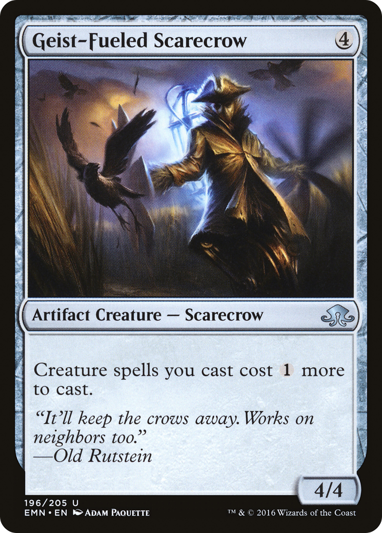 Geist-Fueled Scarecrow (EMN-196) - Eldritch Moon Foil - Premium MTG Single from Wizards of the Coast - Just $0.08! Shop now at Game Crave Tournament Store