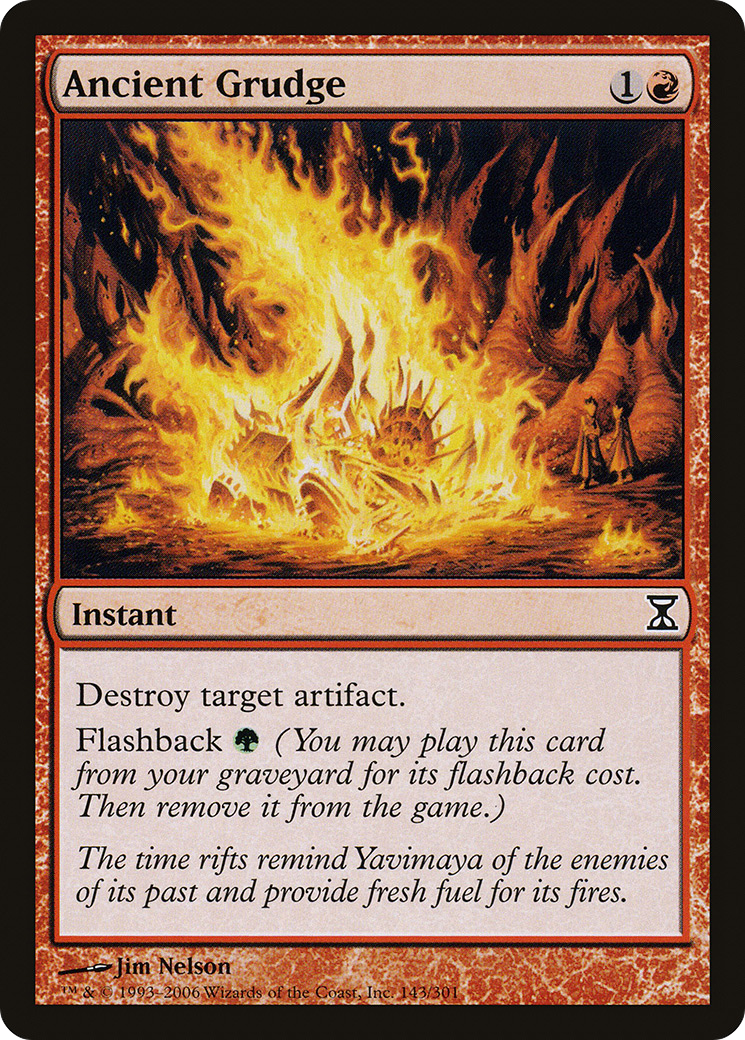 Ancient Grudge (TSP-143) - Time Spiral - Premium MTG Single from Wizards of the Coast - Just $0.08! Shop now at Game Crave Tournament Store