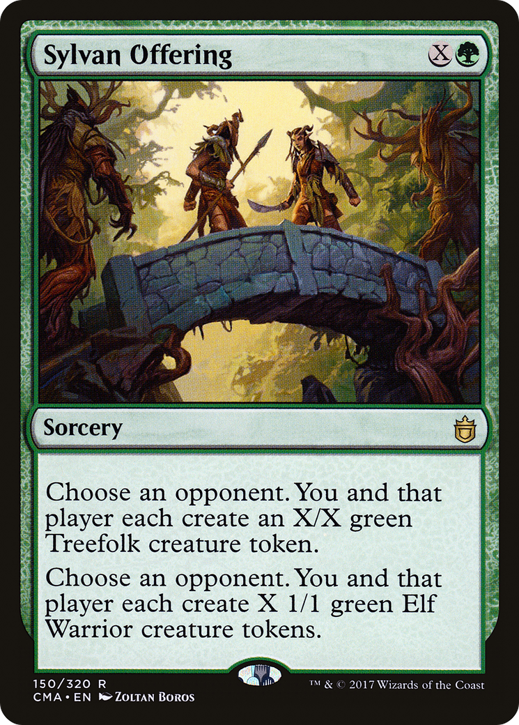 Sylvan Offering (CMA-150) - Commander Anthology - Premium MTG Single from Wizards of the Coast - Just $0.11! Shop now at Game Crave Tournament Store