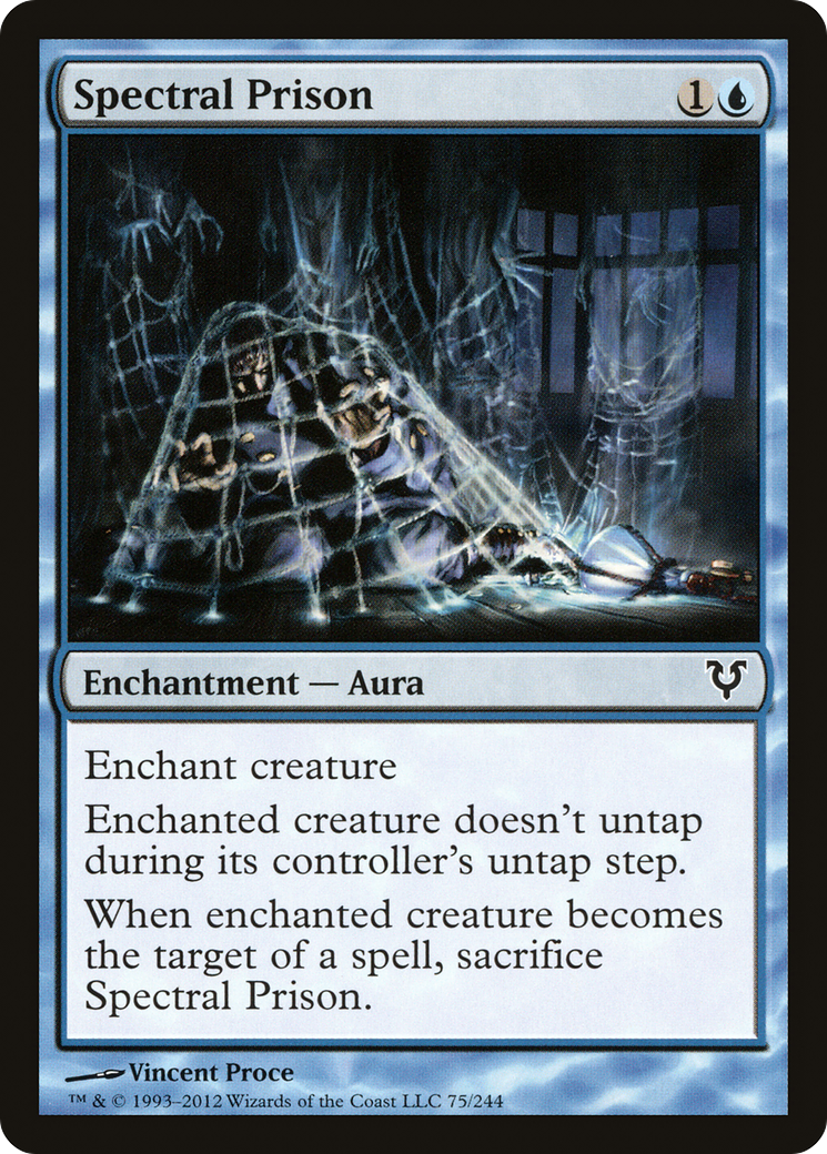 Spectral Prison (AVR-075) - Avacyn Restored Foil - Premium MTG Single from Wizards of the Coast - Just $0.08! Shop now at Game Crave Tournament Store