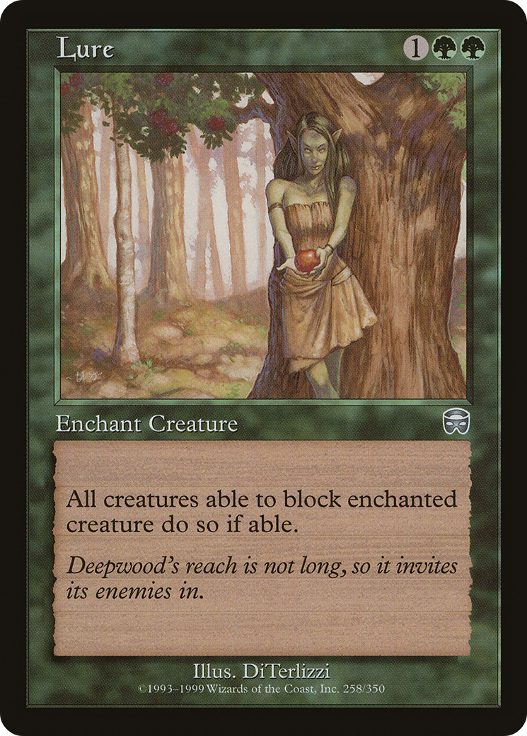 Lure (MMQ-258) - Mercadian Masques - Premium MTG Single from Wizards of the Coast - Just $0.25! Shop now at Game Crave Tournament Store
