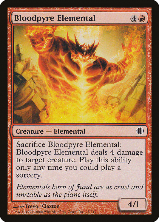 Bloodpyre Elemental (ALA-093) - Shards of Alara - Premium MTG Single from Wizards of the Coast - Just $0.08! Shop now at Game Crave Tournament Store