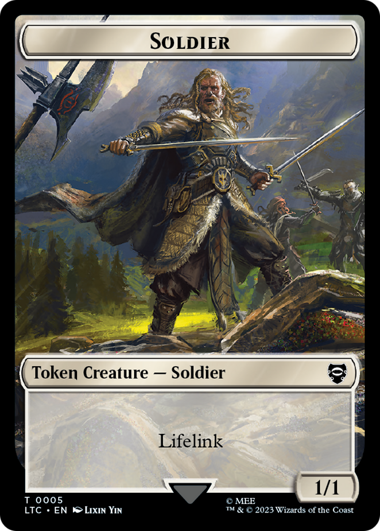 Soldier (TLTC-005) - Tales of Middle-earth Commander Tokens - Premium MTG Single from Wizards of the Coast - Just $0! Shop now at Game Crave Tournament Store