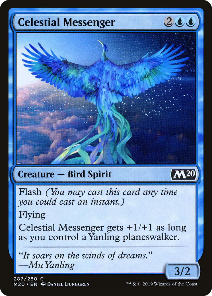 Celestial Messenger (M20-287) - Core Set 2020 - Premium MTG Single from Wizards of the Coast - Just $0.08! Shop now at Game Crave Tournament Store