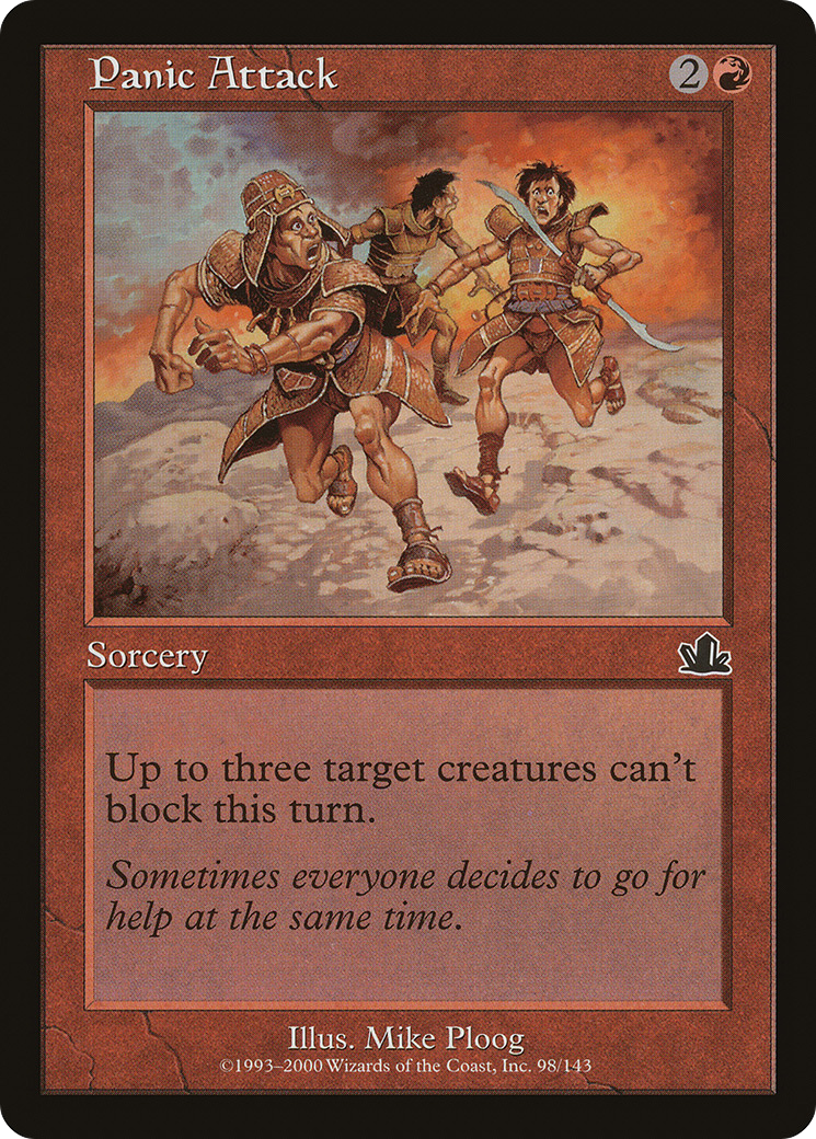 Panic Attack (PCY-098) - Prophecy - Premium MTG Single from Wizards of the Coast - Just $0.08! Shop now at Game Crave Tournament Store