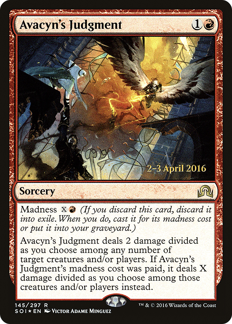 Avacyn's Judgment (PSOI-145S) - Shadows over Innistrad Promos Foil - Premium MTG Single from Wizards of the Coast - Just $0.26! Shop now at Game Crave Tournament Store