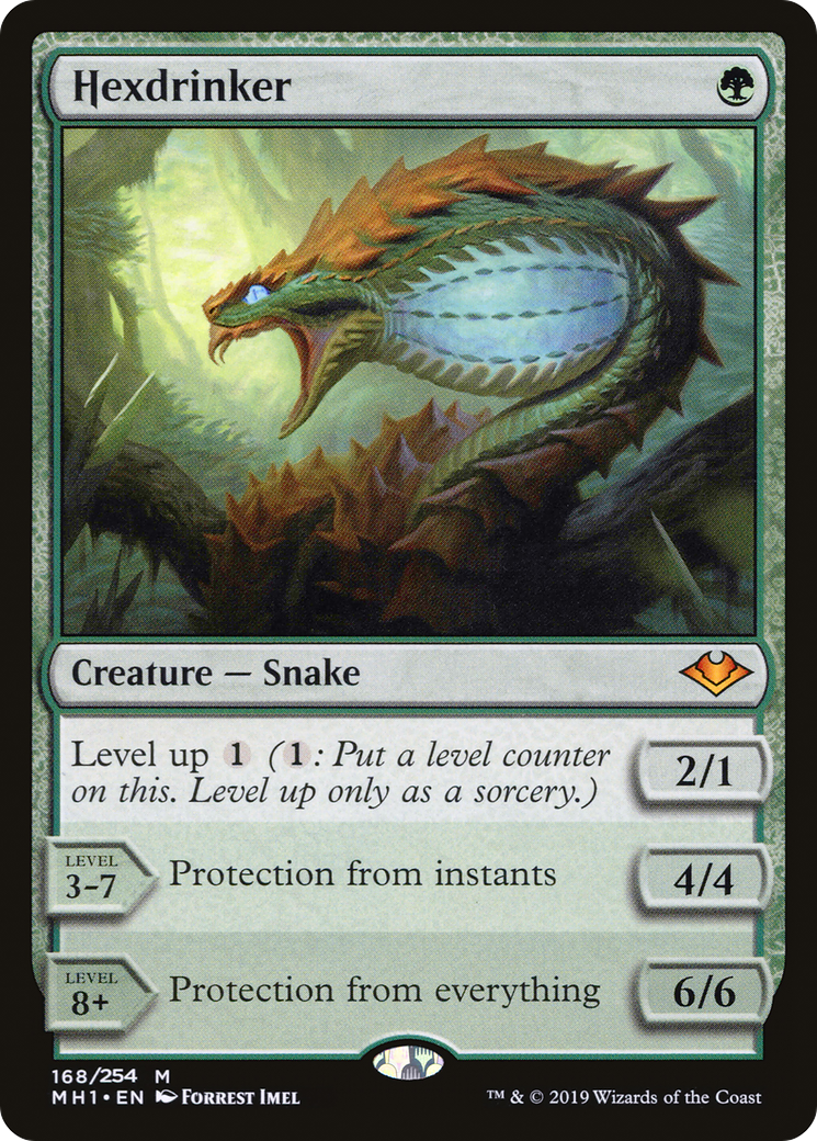 Hexdrinker (MH1-168) - Modern Horizons Foil - Premium MTG Single from Wizards of the Coast - Just $2.62! Shop now at Game Crave Tournament Store