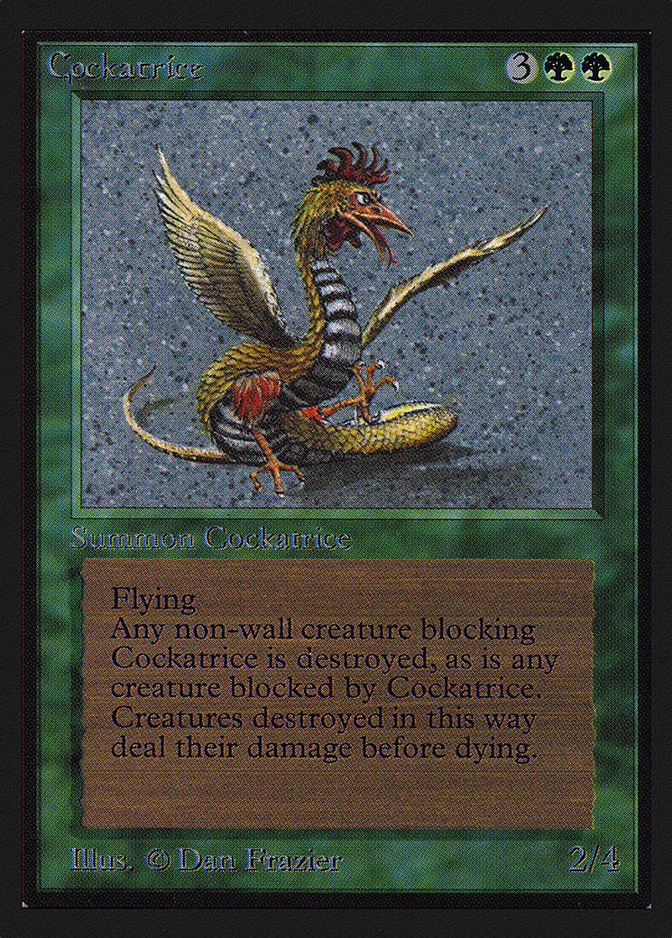 Cockatrice (CED-190) - Collectors' Edition - Premium MTG Single from Wizards of the Coast - Just $0.88! Shop now at Game Crave Tournament Store