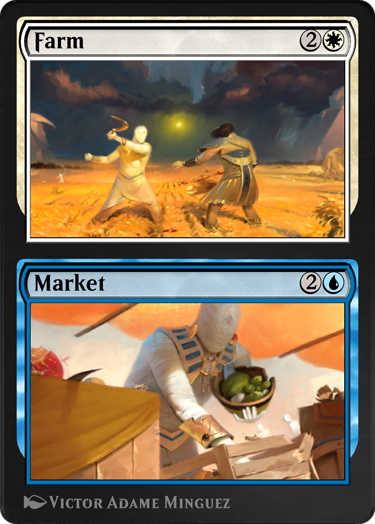 Farm // Market (AKR-236) - Amonkhet Remastered - Premium MTG Single from Wizards of the Coast - Just $0! Shop now at Game Crave Tournament Store