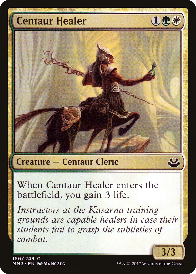 Centaur Healer (MM3-156) - Modern Masters 2017 - Premium MTG Single from Wizards of the Coast - Just $0.08! Shop now at Game Crave Tournament Store