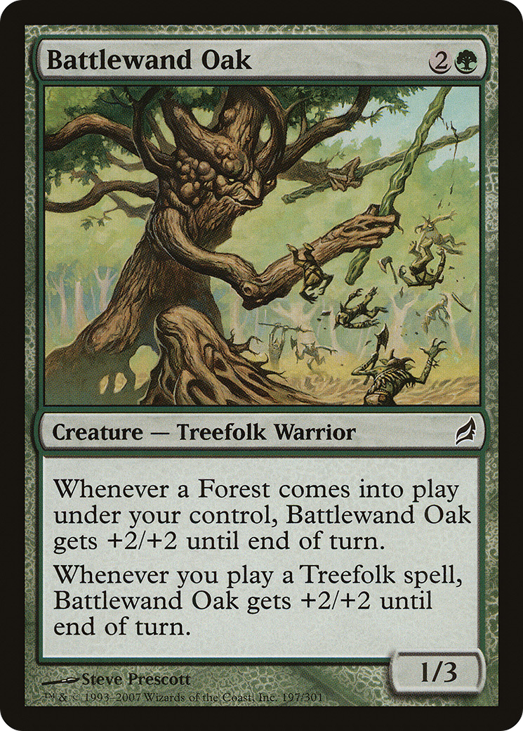 Battlewand Oak (LRW-197) - Lorwyn - Premium MTG Single from Wizards of the Coast - Just $0.25! Shop now at Game Crave Tournament Store