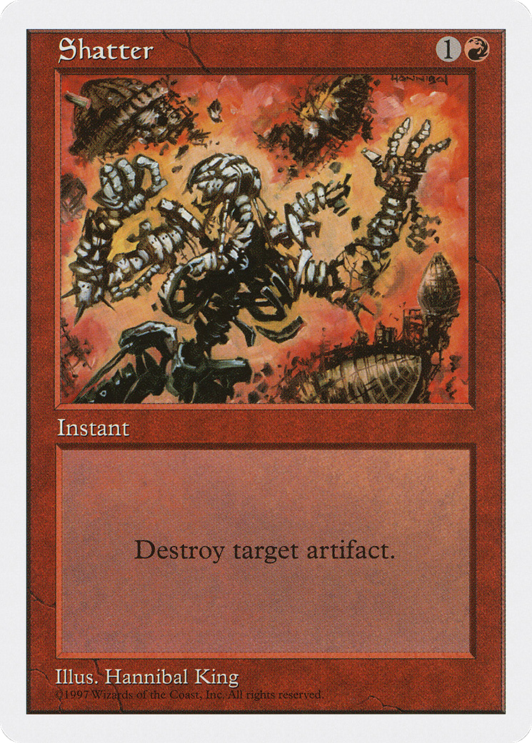 Shatter (5ED-265) - Fifth Edition - Premium MTG Single from Wizards of the Coast - Just $0.23! Shop now at Game Crave Tournament Store