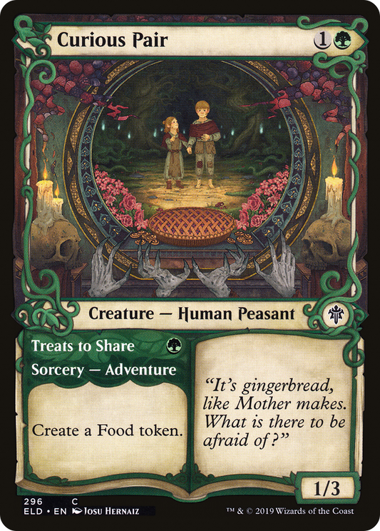 Curious Pair // Treats to Share (ELD-296) - Throne of Eldraine: (Showcase) Foil - Premium MTG Single from Wizards of the Coast - Just $0.25! Shop now at Game Crave Tournament Store
