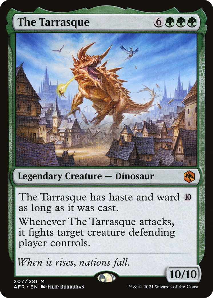 The Tarrasque (AFR-207) - Adventures in the Forgotten Realms Foil - Premium MTG Single from Wizards of the Coast - Just $2.98! Shop now at Game Crave Tournament Store
