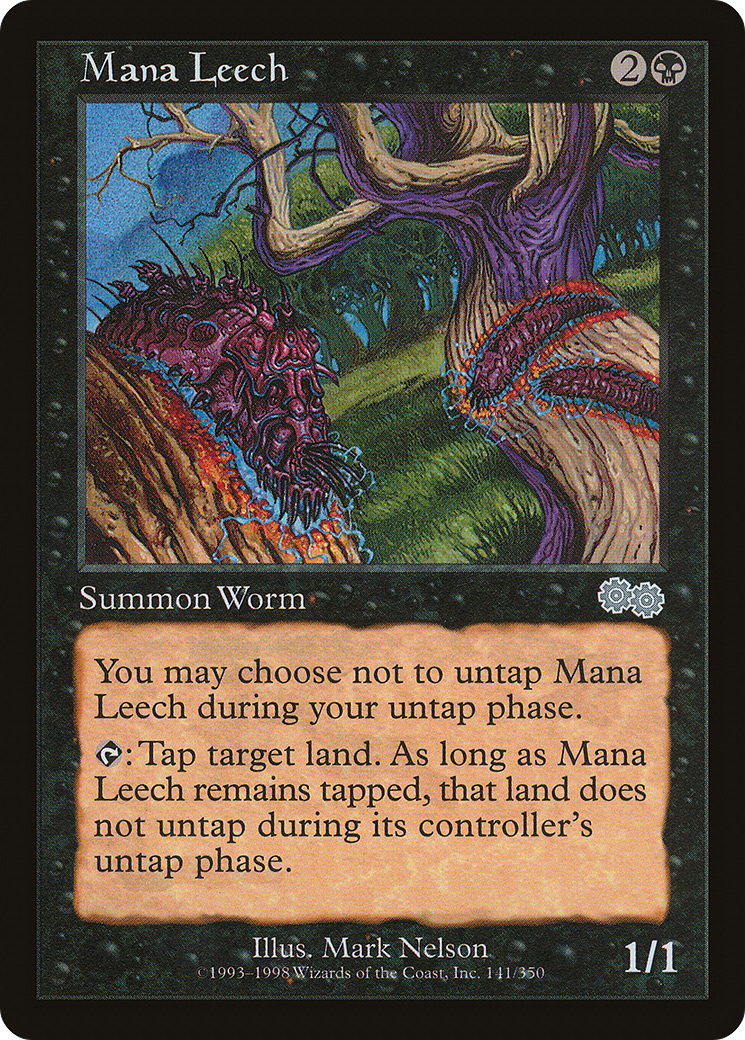 Mana Leech (USG-141) - Urza's Saga - Premium MTG Single from Wizards of the Coast - Just $0.08! Shop now at Game Crave Tournament Store