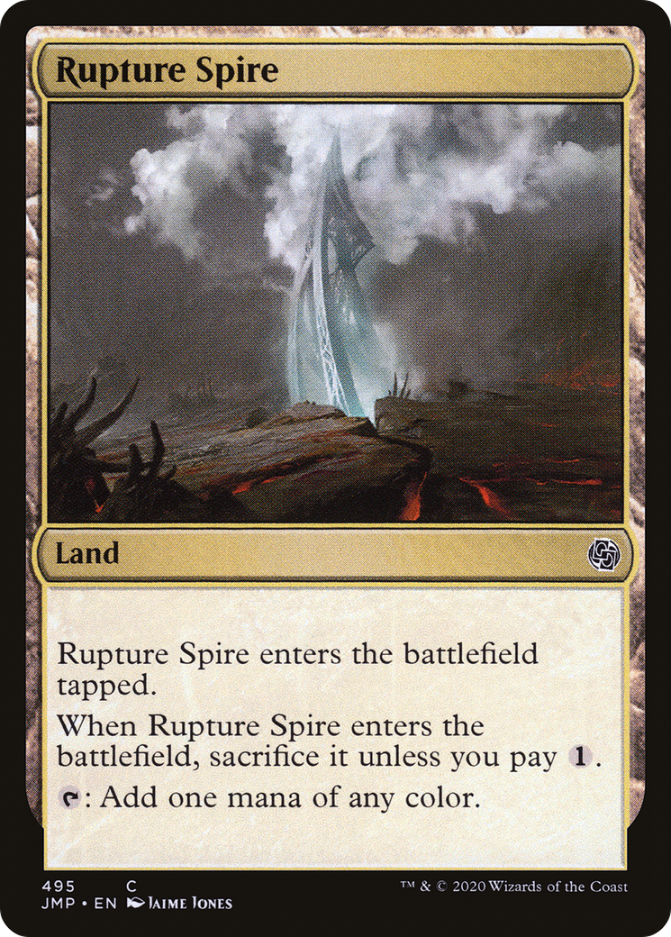 Rupture Spire (JMP-495) - Jumpstart - Premium MTG Single from Wizards of the Coast - Just $0.08! Shop now at Game Crave Tournament Store