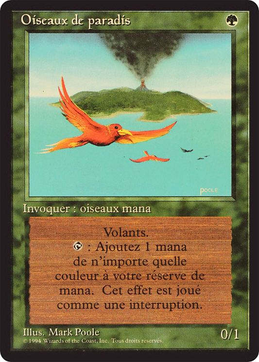 Birds of Paradise (FBB-187) - Foreign Black Border - Premium MTG Single from Wizards of the Coast - Just $28.80! Shop now at Game Crave Tournament Store