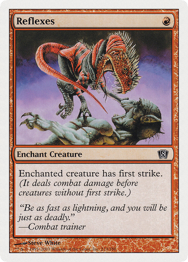 Reflexes (8ED-213) - Eighth Edition - Premium MTG Single from Wizards of the Coast - Just $0.08! Shop now at Game Crave Tournament Store