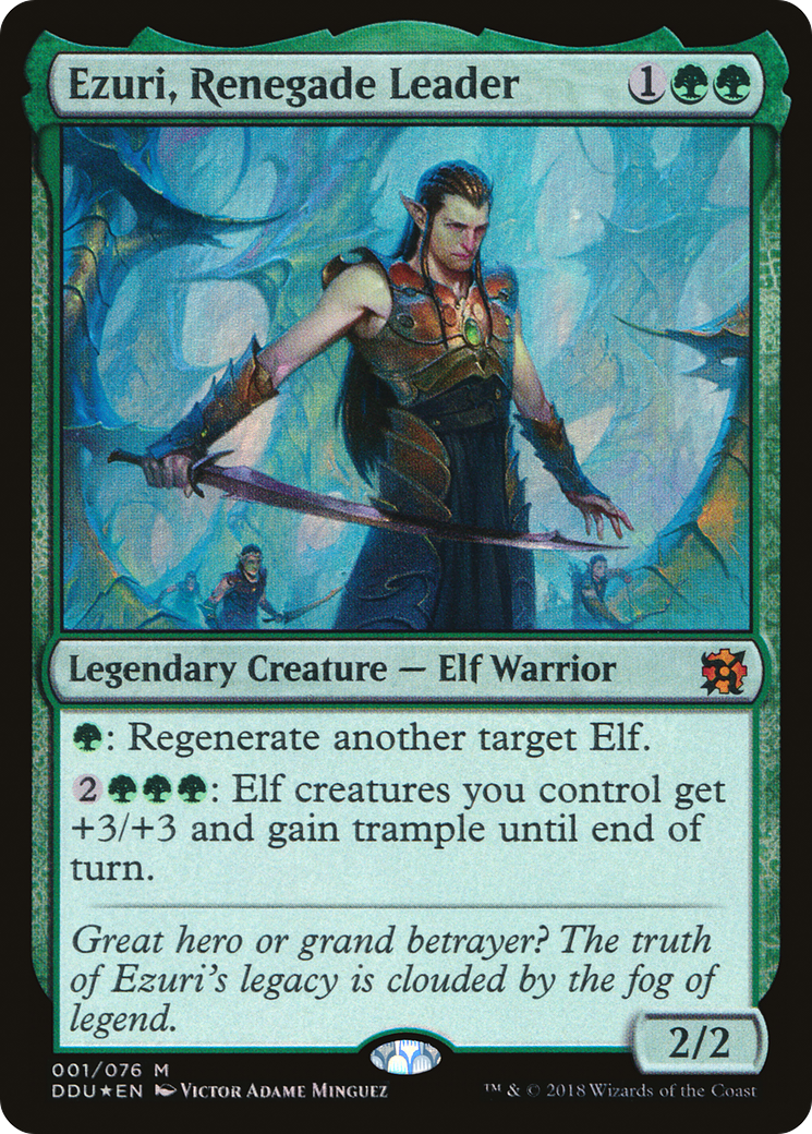 Ezuri, Renegade Leader (DDU-001) - Duel Decks: Elves vs. Inventors Foil - Premium MTG Single from Wizards of the Coast - Just $2! Shop now at Game Crave Tournament Store