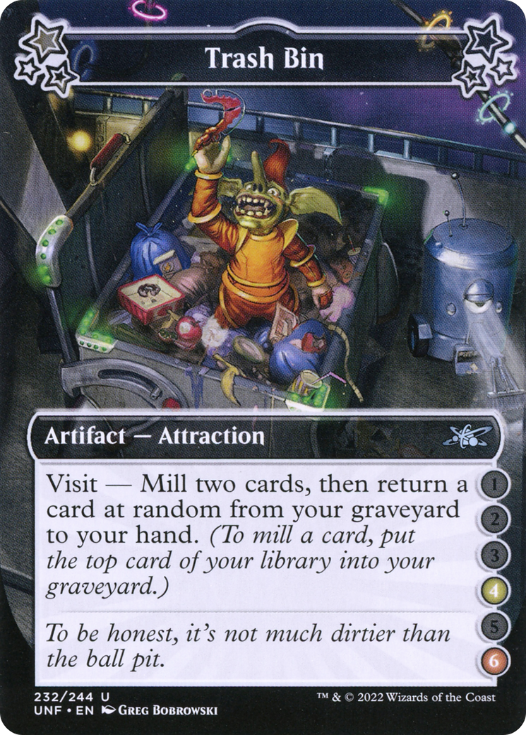 Trash Bin (UNF-232C) - Unfinity - Premium MTG Single from Wizards of the Coast - Just $0.08! Shop now at Game Crave Tournament Store