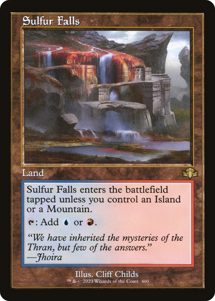Sulfur Falls (DMR-400) - Dominaria Remastered - Premium MTG Single from Wizards of the Coast - Just $0.24! Shop now at Game Crave Tournament Store