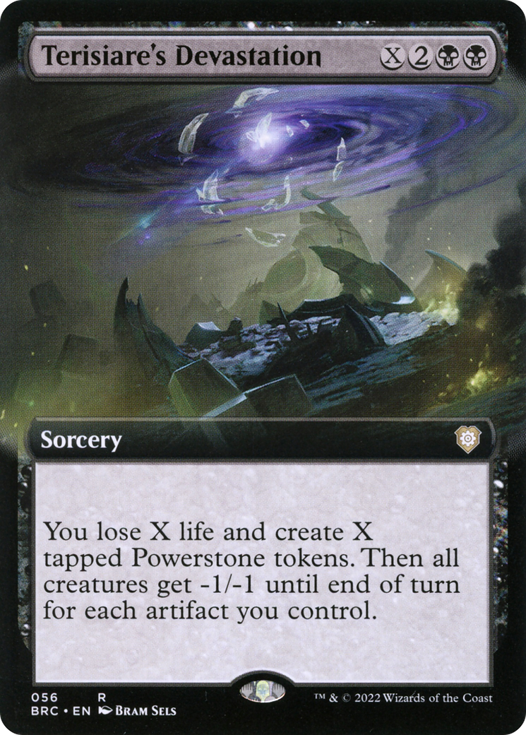 Terisiare's Devastation (BRC-056) - The Brothers' War Commander: (Extended Art) - Premium MTG Single from Wizards of the Coast - Just $0.25! Shop now at Game Crave Tournament Store